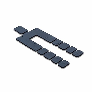 Stack Shim 4 1/18” x 1 7/8 x 1/16", Stackable 224 Pcs, Black Color Made in USA, Levelers for Windows and Doors, Flat Spacer, Stackshim, Free and Quick Delivery, BFSEALS