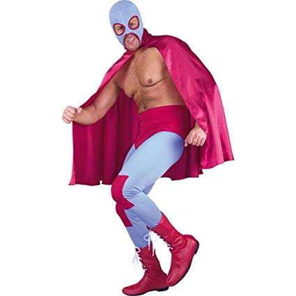 Adult Mexican Wrestler Costume