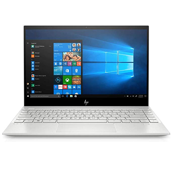HP Envy 13.3" FHD Touchscreen Home and Business Laptop Core i5-8265U, 8GB RAM, 256GB SSD, Bluetooth 5.0, FP Reader, USB-C, UHD Graphics 620, 4 Core up to 3.90 GHz, Win 10
