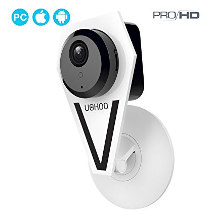 IP Security Camera, 720P HD WiFi Camera Day/Night Wireless Video Monitoring with Night Vision, Motion Detection & Alert White 812
