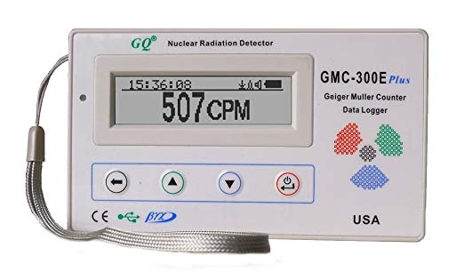 GQ GMC-300E-Plus Digital Geiger Counter Nulcear Radiation Detector Monitor Meter Dosimeter Beta Gamma X Ray Data Logger Recorder Realtime Monitoring