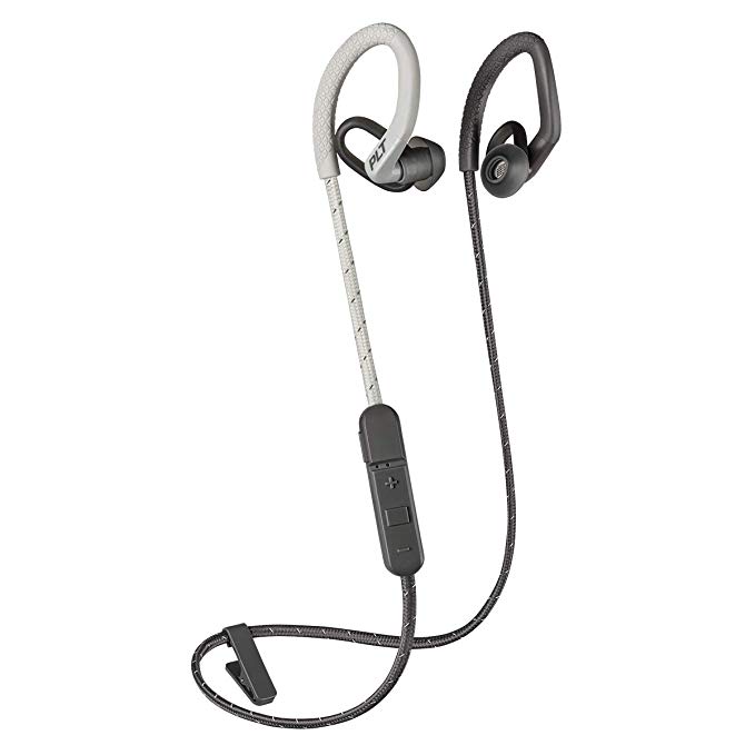 Plantronics BackBeat FIT 350 Wireless Headphones, Stable, Ultra-Light, Sweatproof in Ear Workout Headphones, Grey