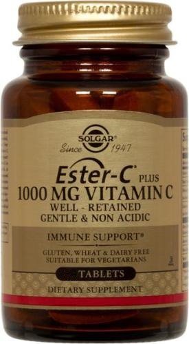 Solgar - Ester-C Plus Vitamin C (Ester-C Ascorbate Complex) 1000 mg, 180 Tablets