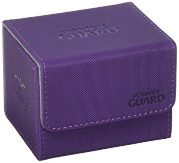 Ultimate Guard Sidewinder Deck Box 100  XenoSkin Card Game, Purple, Large
