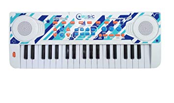 Lightahead HS-3790B 37 Key Electronic Organ Keyboard Piano Portable Multi-Function Musical Keyboard Battery or AC Powered
