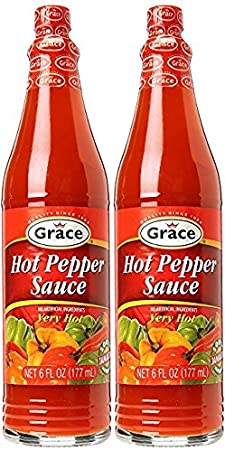 Grace Hot Pepper Sauce 6oz 2pk