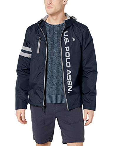 U.S. Polo Assn. Men's Basic Windbreaker Jacket