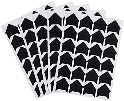 Yesallwas 10 Sheets (240PCS) Self Adhesive Paper Photo Corner Stickers For Scrapbooking Personal Journal & Diary Adhesives And Photo Craft  (Black)
