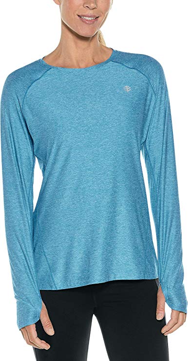 Coolibar UPF 50  Women's Long Sleeve Fitness Tee - Sun Protective