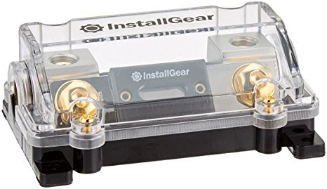 InstallGear 0/2/4 Gauge AWG In-Line ANL Fuse Holder with 150 Amp Fuse