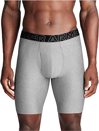 Under Armour Men's Multi-Pack Performance Tech Boxerjock Brief, 9" Inseam, All-Day Comfort & Soft