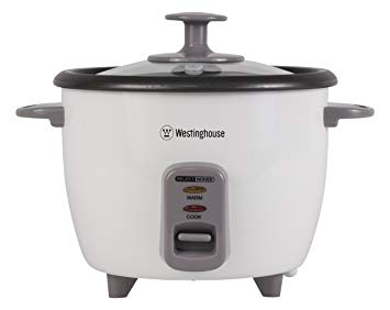 Westinghouse WRC10WA Select Series 10 Cup (Cooked) 5 Cup (Uncooked) Rice Cooker/Food Steamer, White