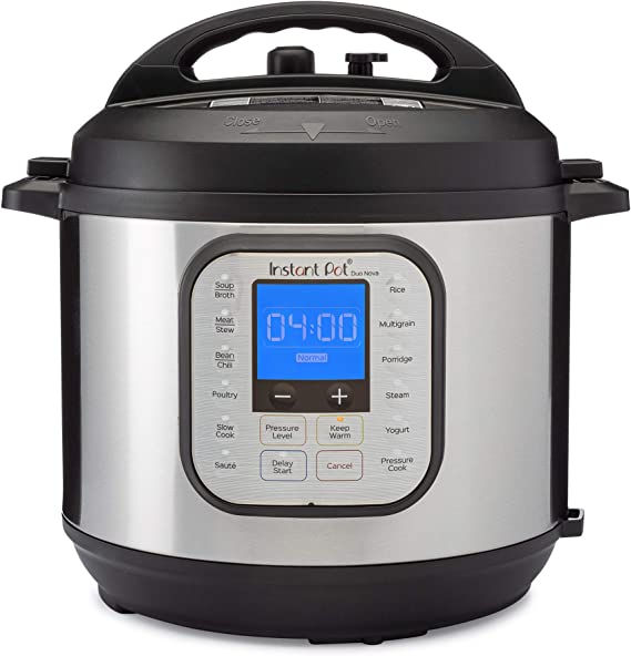 Instant Pot Duo Nova 7-in-1 Smart Cooker, 7.6L - Slow Cooker, Rice Cooker, Sauté Pan, Yoghurt Maker, Steamer and Food Warmer