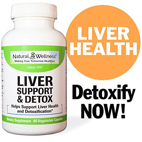 Premium Liver Support & Detox Cleanse Supplement - Made with NON-GMO Ingredients Combining Milk Thistle, NAC, Turmeric, Dandelion, Vitamins B6, B12, C, and more.