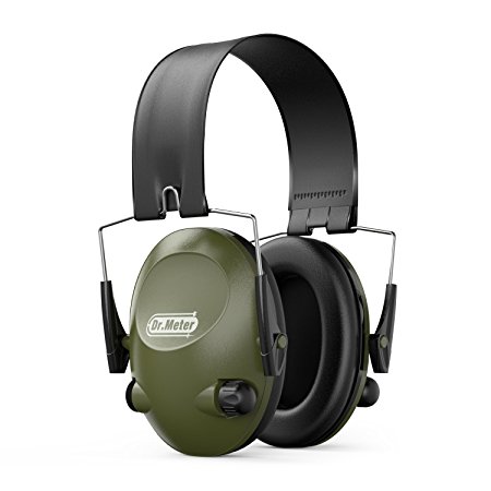Dr.meter EM200 adults Soundproof Earmuff, Protective Earmuffs, Noise Blocking Adults Ear Muffs for Sleep, Studying