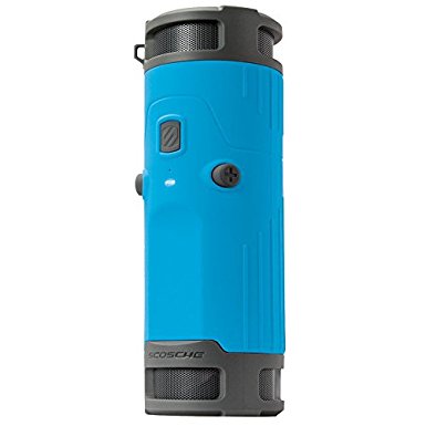 SCOSCHE BTBTLBL boomBOTTLE Weatherproof Wireless Portable Speaker - Retail Packaging - Blue/Black