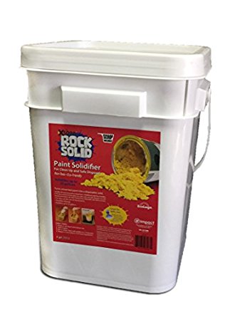 Paint Solidifier, Pail with Scoop, 4 Gal.
