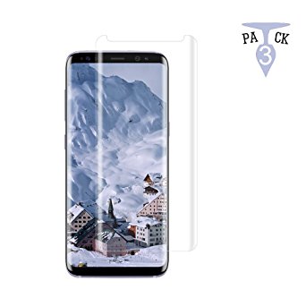 Galaxy S8 Plus Screen Protector [3-Pack], Auideas Screen Coverage 3D PET HD Screen Protector Film for Samsung Galaxy S8 Plus