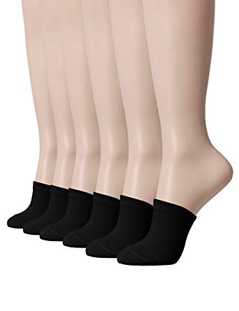 OSABASA Women's Cotton Toe Topper, 3 To 9 Pack