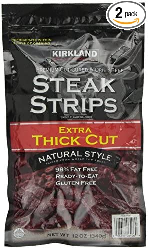 KIRKLAND SIGNATURE Steak Strips Extra Thick Cut, 24 Ounce