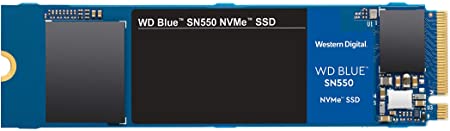 WD Blue SN550 250GB High-Performance M.2 Pcie NVMe SSD