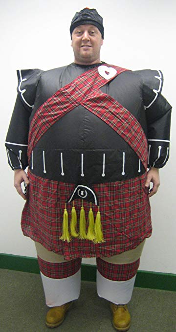 Inflatable Scottish Piper Costume