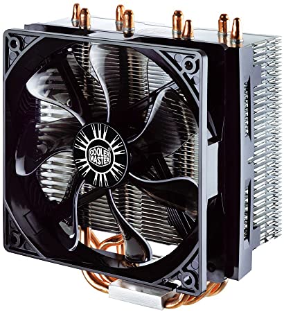 Cooler Master Hyper RR-T4-18PK-R1 CPU Cooler with 4 Direct Contact Heatpipes, Intel/AMD with AM4 Support