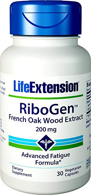 Life Extension Ribogen French Oak Wood Extract 200mg, 30 Vegetarian Capsules