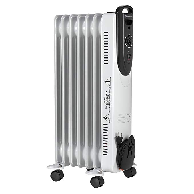 Homegear Oil Filled Radiator Heater Dual Heat Settings (1500W/750W)