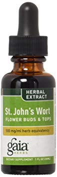 St. Johnswort Flower Buds Extract Gaia Herbs 1 oz Liquid
