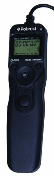 Polaroid Shutter Release Timer Remote Control For Nikon D90 D3100 D3200 D3300 D5000 D5100 D5200 D5300 D7000 D7100 D750 DF D600 D610 P7700 P7800 Digital SLR Cameras