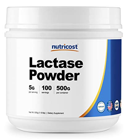 Nutricost Lactase Powder 500 Grams - Pure, Non-GMO, Gluten Free, High Quality Lactase Powder