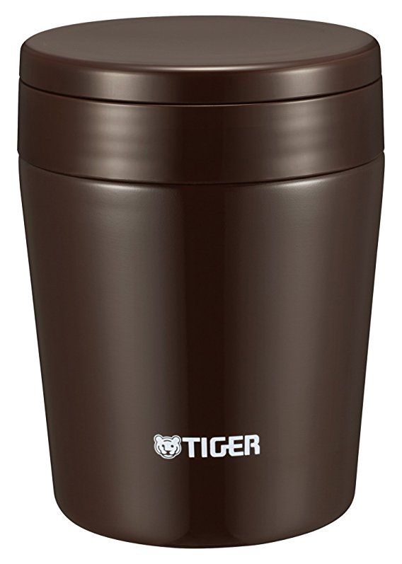 Tiger MCL-A030 TC Vacuum Insulated Thermal Soup Cup, Stainless Steel, Wide Mouth, 10 oz/0.30L, Chocolate Brown