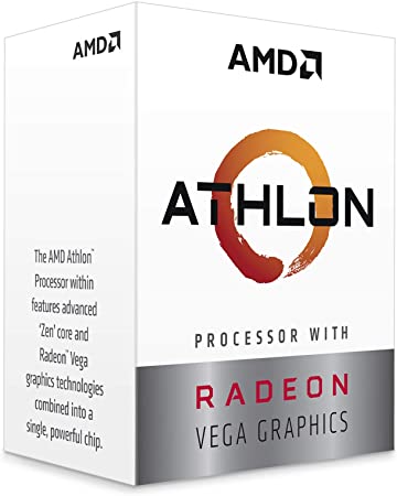 AMD Athlon 220GE 2-Core 4-Thread Processor with Radeon Vega Graphics - YD220GC6FBBOX