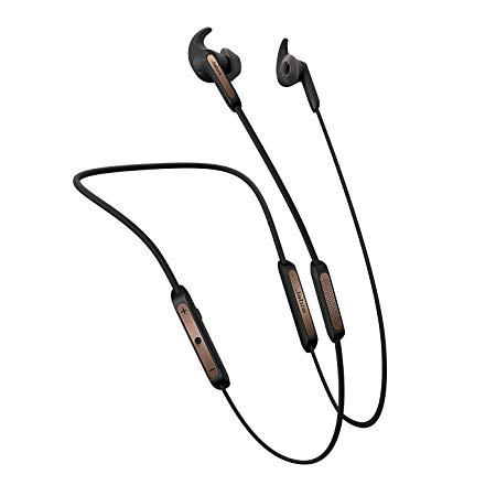 Jabra Elite 45e - Wireless Earbuds with memory wire and One-touch Amazon Alexa - Copper Black