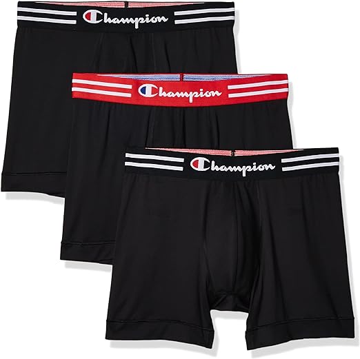 Champion Men's Cotton Stretch Boxer Brief