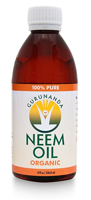 GuruNanda 100% Pure Organic and Holistic Neem Oil for Hair, Skin & Immune System