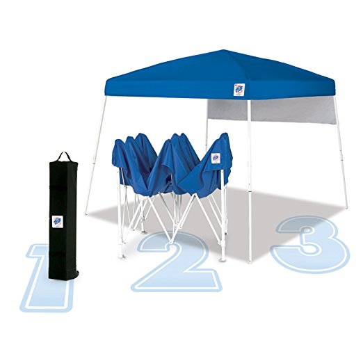 E-Z UP Dome, 10x10, Royal Blue Top w/ White Frame