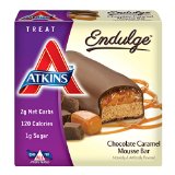 Atkins Endulge Chocolate Caramel Mousse Treat Bar 12 oz 5 Count Bars