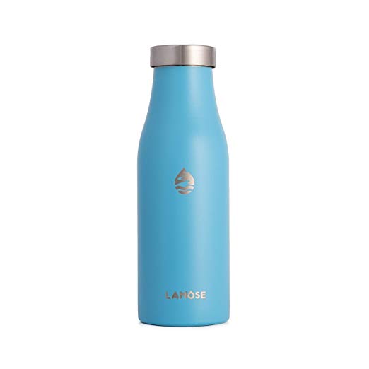 LAMOSE Robson Insulated Bottle | Stainless Steel Sports Water Bottle, BPA Free, Steel Lid, No Plastic, Dishwasher Safe, Perfect Gift For Healthy Lifestyle