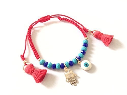 Evil Eye Bracelet adjustable red string Lucky Charms Jewelry