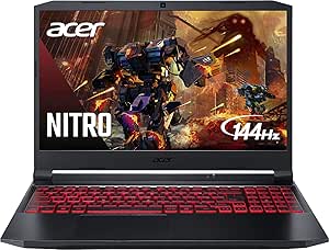 Acer Nitro 5 15.6"" FHD Gaming Laptop – Intel i5-11400H - 8GB DDR4 - 256GB SSD AN515-57-536Q, Black