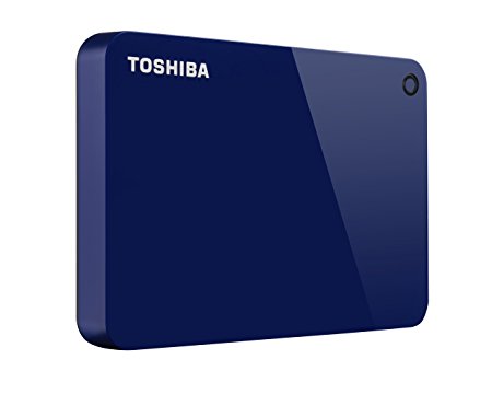 Toshiba HDTC910XL3AA Canvio Advance 1TB Portable External Hard Drive USB 3.0, Blue