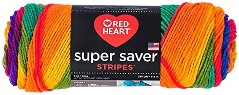 Coats: Yarn Red Heart Super Saver Yarn, Multi-Colour, 22.86 x 7.62 x 7.62 cm