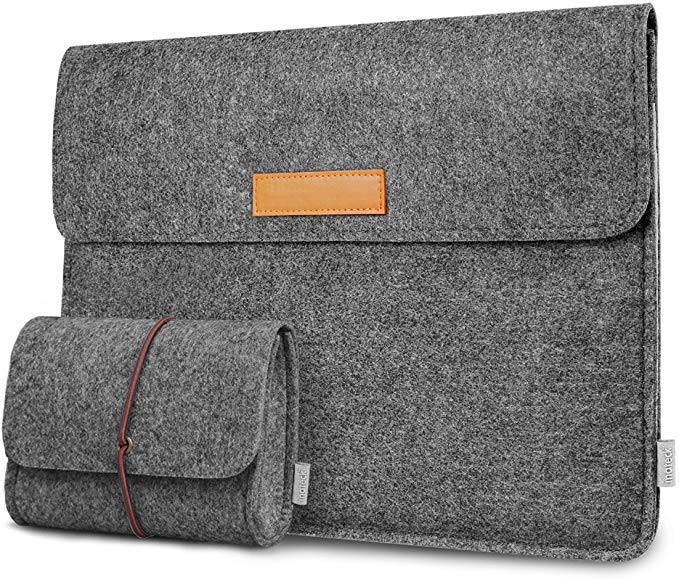 Inateck 12 Inch Macbook Case Sleeve for Apple Macbook 12-Inch with Retina Display 2017/2016/2015 Release - Dark Gray