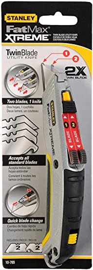 Stanley Consumer Tools 10-789 6-7/8" Twin Blade Knife