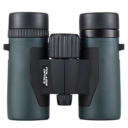Polaris Optics NatureScout 8X32 Compact Bird Watching Binoculars. Lightweight and Durable. Bright and Clear Views. Waterproof. Fog Proof. For Bird Watching, Watching Sports Games or Concerts.