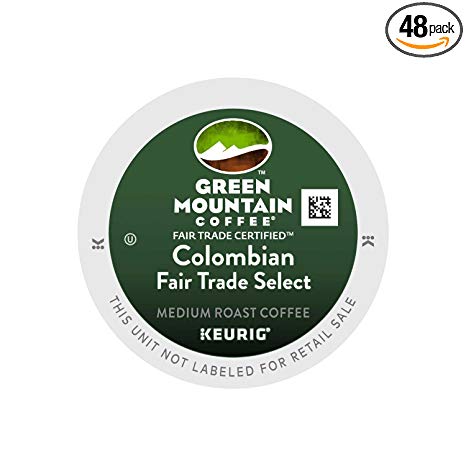 Green Mountain Coffee Fair Trade Colombian Select, K-Cup Portion Pack for Keurig K-Cup Brewers (Pack of 48)