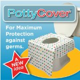PottyCover - Disposable toilet seat covers 6 individually packaged seat covers in each bag