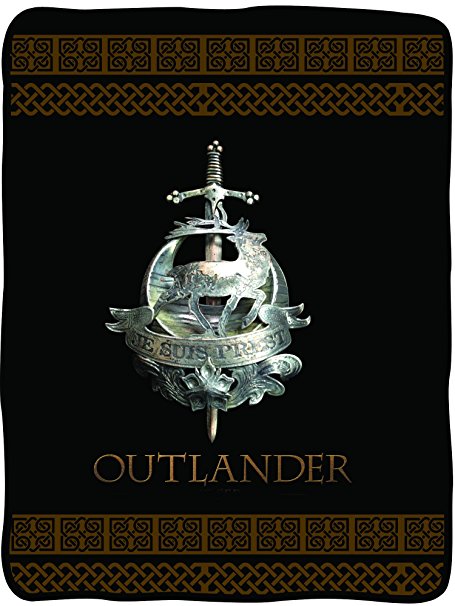 Outlander Outlander Jamie Fraser Crest fleece blanket